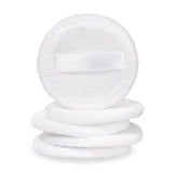 Maxbell Maxbell 5Pcs Cotton Makeup Powder Puff with Strap Blush Loose Powder Blending Puff White