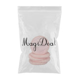 Maxbell Maxbell 5Pcs Cotton Makeup Powder Puff with Strap Blush Loose Powder Blending Puff Orange