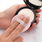 Maxbell Maxbell 5Pcs Cotton Makeup Powder Puff with Strap Blush Loose Powder Blending Puff Orange