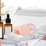Maxbell Maxbell 5Pcs Cotton Makeup Powder Puff with Strap Blush Loose Powder Blending Puff Orange