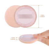 Maxbell Maxbell 5Pcs Cotton Makeup Powder Puff with Strap Blush Loose Powder Blending Puff Orange
