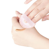 Maxbell Maxbell 5Pcs Cotton Makeup Powder Puff with Strap Blush Loose Powder Blending Puff Orange