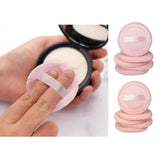 Maxbell Maxbell 5Pcs Cotton Makeup Powder Puff with Strap Blush Loose Powder Blending Puff Orange
