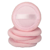 Maxbell 10Pcs Cotton Makeup Powder Puff with Strap Blush Loose Powder Blending Puff