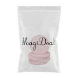 Maxbell Maxbell 5Pcs Cotton Makeup Powder Puff with Strap Blush Loose Powder Blending Puff Pink