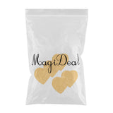 Maxbell Maxbell 5x Heart Shaped Face Cleansing Sponge Washing Pad Makeup Removal Puff Yellow