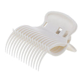 Maxbell Maxbell 12Pcs Plastic Hot Roller Super Clips Hair Curler Claw Clamps for Women Beige
