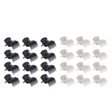 Maxbell Maxbell 12Pcs Plastic Hot Roller Super Clips Hair Curler Claw Clamps for Women Beige