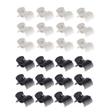Maxbell Maxbell 12Pcs Plastic Hot Roller Super Clips Hair Curler Claw Clamps for Women Beige