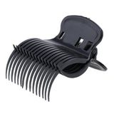 Maxbell Maxbell 12Pcs Plastic Hot Roller Super Clips Hair Curler Claw Clamps for Women Black