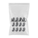 Maxbell Maxbell 12Pcs Plastic Hot Roller Super Clips Hair Curler Claw Clamps for Women Black