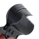 Maxbell Maxbell 12Pcs Plastic Hot Roller Super Clips Hair Curler Claw Clamps for Women Black