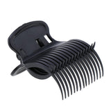 Maxbell Maxbell 12Pcs Plastic Hot Roller Super Clips Hair Curler Claw Clamps for Women Black