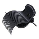 Maxbell Maxbell 12Pcs Plastic Hot Roller Super Clips Hair Curler Claw Clamps for Women Black