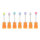 Maxbell Maxbell 7Pcs Professional Copper Wire Nail Drill Bit Cleaning Brush Manicure Cleaner