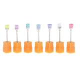 Maxbell Maxbell 7Pcs Professional Copper Wire Nail Drill Bit Cleaning Brush Manicure Cleaner