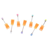 Maxbell Maxbell 7Pcs Professional Copper Wire Nail Drill Bit Cleaning Brush Manicure Cleaner