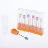 Maxbell Maxbell 7Pcs Professional Copper Wire Nail Drill Bit Cleaning Brush Manicure Cleaner