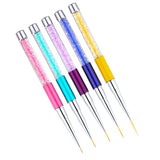Maxbell Maxbell 5x Salon DIY Nail Art Liner Brush UV Gel Polish Painting Drawing Design Pens