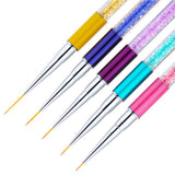 Maxbell Maxbell 5x Salon DIY Nail Art Liner Brush UV Gel Polish Painting Drawing Design Pens