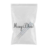 Maxbell Maxbell 3pcs Nail Art UV Gel Polish Painting Brushes Drawing Detailing Brush Silver