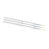 Maxbell Maxbell 3x 15/18/20mm Pro UV Gel Polish Nail Art Paint Drawing Detailing Brushes Set