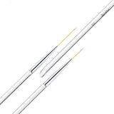 Maxbell Maxbell 3x 15/18/20mm Pro UV Gel Polish Nail Art Paint Drawing Detailing Brushes Set