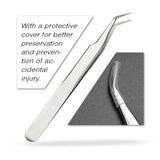 Maxbell Maxbell Professional Eyelash Grafting Extension Tool Eyelash Curler Tweezer Set