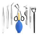 Maxbell Maxbell Professional Eyelash Grafting Extension Tool Eyelash Curler Tweezer Set