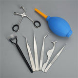 Maxbell Maxbell Professional Eyelash Grafting Extension Tool Eyelash Curler Tweezer Set