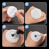 Maxbell Maxbell 10 Pcs Disposable Glue Pad Glue Gasket Flower for False Eyelashes Extension