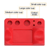 Maxbell Maxbell 6 Hole Silicone Tattoo Pigment Ink Cup Pen Holder Stand Display Storage Rack