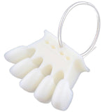 Maxbell Maxbell 10x Nail Art Tips Display Board Practice Tool with Metal Ring Holder Clear