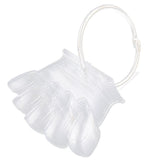 Maxbell Maxbell 10x Nail Art Tips Display Board Practice Tool with Metal Ring Holder Natural