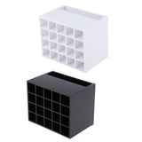 Maxbell 2 Pcs 20 Slots Desk Lipstick Holder Display Cosmetic Organizer Makeup Case