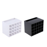 Maxbell 2 Pcs 20 Slots Desk Lipstick Holder Display Cosmetic Organizer Makeup Case