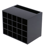 Maxbell 2 Pcs 20 Slots Desk Lipstick Holder Display Cosmetic Organizer Makeup Case