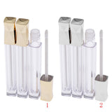 Maxbell 6Pcs Lip Gloss Tube Small Lipstick Tube DIY Sample Cosmetic Container Vials