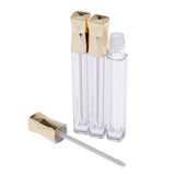 Maxbell 6Pcs Lip Gloss Tube Small Lipstick Tube DIY Sample Cosmetic Container Vials