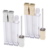 Maxbell 6Pcs Lip Gloss Tube Small Lipstick Tube DIY Sample Cosmetic Container Vials