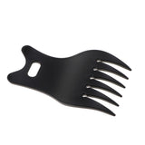 Maxbell Maxbell Professional Plastic Wide Tooth Oily Hair Comb Styling Hair Lift Combs Black