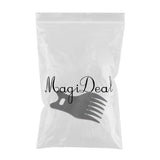 Maxbell Maxbell Professional Plastic Wide Tooth Oily Hair Comb Styling Hair Lift Combs Black