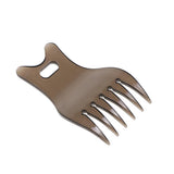 Maxbell Maxbell Professional Plastic Wide Tooth Oily Hair Comb Styling Hair Lift Combs Gray