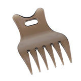 Maxbell Maxbell Professional Plastic Wide Tooth Oily Hair Comb Styling Hair Lift Combs Gray