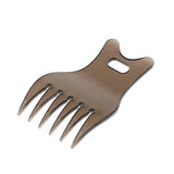 Maxbell Maxbell Professional Plastic Wide Tooth Oily Hair Comb Styling Hair Lift Combs Gray