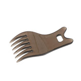 Maxbell Maxbell Professional Plastic Wide Tooth Oily Hair Comb Styling Hair Lift Combs Gray