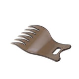 Maxbell Maxbell Professional Plastic Wide Tooth Oily Hair Comb Styling Hair Lift Combs Gray