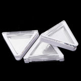 Maxbell Maxbell 3pcs Triangle Empty Makeup Eyeshadow Palette DIY Blush Lip Gloss Powder Case