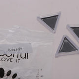 Maxbell Maxbell 3pcs Triangle Empty Makeup Eyeshadow Palette DIY Blush Lip Gloss Powder Case