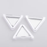 Maxbell Maxbell 3pcs Triangle Empty Makeup Eyeshadow Palette DIY Blush Lip Gloss Powder Case